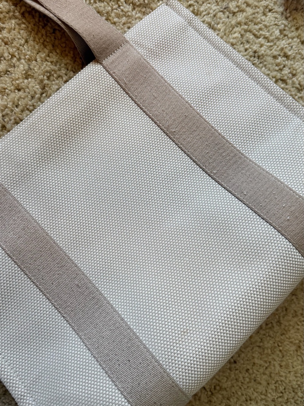 Lululemon Athletica 2 Tone Canvas Tote Bag - Picture 5 of 6